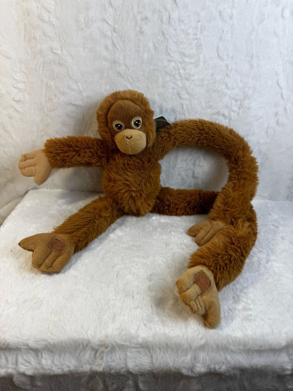 Extend-A-Pull Adventure Planet Orangutan Plush Toy 100% Recycled Earth Safe - Picture 9 of 10